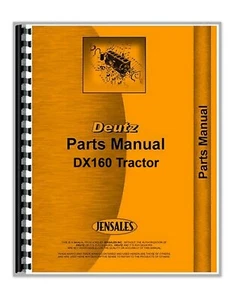 Catálogo manual de piezas de tractor Deutz DX160 78250001 y superior - Imagen 1 de 5