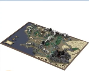 Custom für Lego Herr der Ringe Der Hobbit Karte von Mittelerde NEU 9129 TEILE MOC - Bild 1 von 9