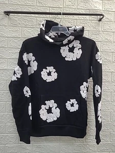 New Africa Diaspora Goods Long Sleeve Pullover Tears Hoodie Puff Print Sz Small - Picture 1 of 7