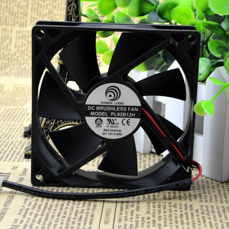 PRO LOGIC PL92B12H fan 90*90*25mm 2pin 12V 0.28A - Image 1 of 1