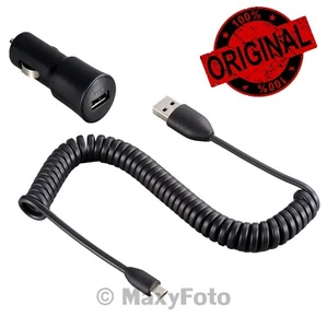 HTC CARICABATTERIE CAVO AUTO ORIGINALE ACCENDISIGARI CC-C200 MICRO USB 78E3A4A - Foto 1 di 3