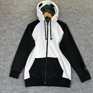 World Of Warcraft Hoodie Mens Medium Black White Jinx Panda Ears Zip Up Cosplay - Picture 1 of 13