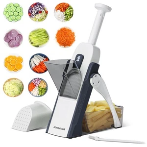 Multifunctional Kitchen Gadgets Mandoline Food Slicer, Safe Veggie Chopper Ve... - Picture 1 of 8