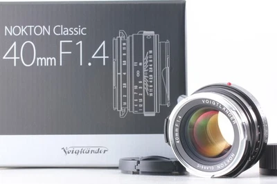 [UNUSED in BOX] Voigtlander NOKTON Classic 40mm f1.4 MC Lens Leica M Mount JAPAN - Image 1 of 4