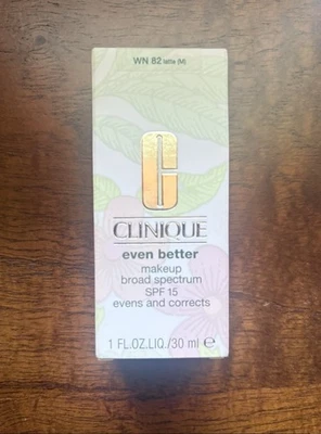 Clinique Even Better Makeup SPF 15 Liquid Foundation | WN 82 Latte - 1 oz/30 ml - Image 1 of 4