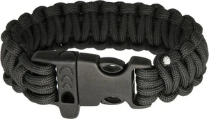 Combat Ready Paracord Survival Bracelet Black 9" CBR361 - Picture 1 of 1