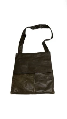 Bolso de hombro Bottega Veneta Messenger vintage de cuero marrón para hombre Foto 1 de 4