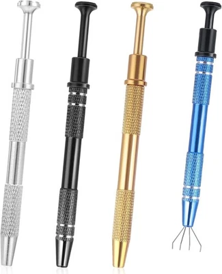 Piercing Kugel Aufdreher, 4 Stück Edelstahl Piercing Zange Diamant Piercing Kuge - Bild 1 von 4