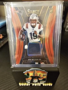 Joe Milton III 2024 Panini Select Draft Selections Red Prizm Rookie Relic Card - Picture 1 of 2