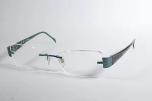 Stepper Eyeglasses SI-93514 Womens Blue F052 Rimless Titanium Glasses Frames - Picture 1 of 4