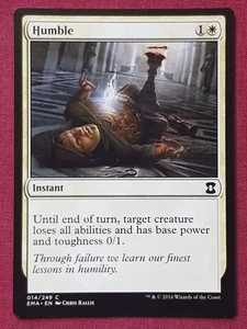 Magic The Gathering ETERNAL MASTERS HUMBLE white card MTG - Picture 1 of 2