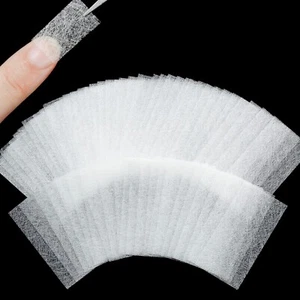 240 Pieces Nail Extension Silk Fiberglass Nail Wrap Non Woven Fiber Gel Nail Nai - Picture 1 of 6
