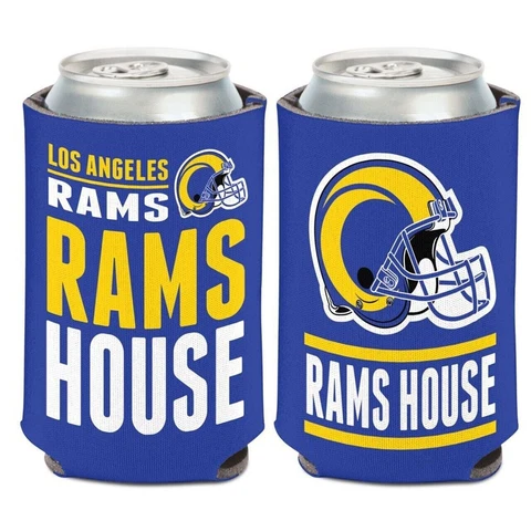 Los Angeles Rams Slogan Design NFL Can Cooler " RAM'S HOUSE " Cover