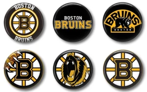 Boston Bruins ice hockey team sport pins buttons pinbacks magnets - Picture 1 of 2