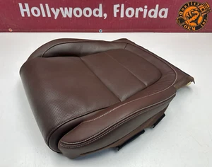 2016-2020 JAGUAR XE XF F-PACE FRONT LEFT SPORT SEAT LOWER CUSHION (BROWN) OEM - Picture 1 of 10