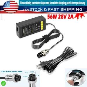 28V 2A Elektrofahrrad Roller Akku Ladegerät für RAZOR E500 E300 E200 E125 MX350 - Bild 1 von 9