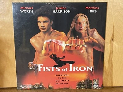 Fists Of Iron 1995 LASERDISC Rare Pioneer Action Film Unreleased on DVD - NEW - Image 1 of 4