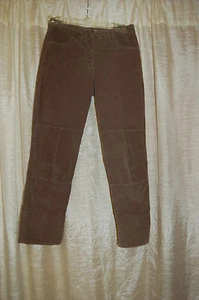 Pantalones Rivamonti Mujer Marrón Pana Tobillo Elastizados Talla EE. UU. 2 Hechos en Italia - Imagen 1 de 11