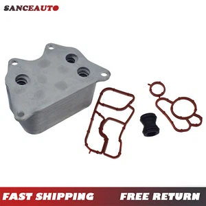 Oil Cooler 06J 117 021Q w Gakset & Seal For Audi VW SKODA 1.8 2.0T 06J117021J - Photo 1 sur 11