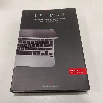 Brydge 11 Pro Wireless Bluetooth Keyboard for iPad Pro 11 Silver - Image 1 of 2