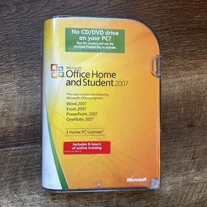 Microsoft Office Home and Student 2007 DVD/CD w/ Product Key - Picture 1 of 3