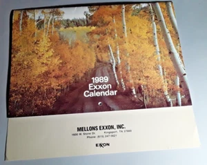 1989 Exxon Calendario, Mellons Exxon, Kingsport, Tennessee - Foto 1 di 2