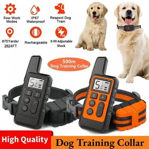 Anti-Bark Electric Shock Pet Dog Training E-Collar Obedience Remote Control AU - Picture 1 of 26