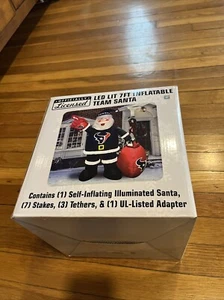 HOUSTON TEXANS Santa Claus NAVIDAD 7' Inflable Iluminado Explosión Nuevo - Imagen 1 de 4