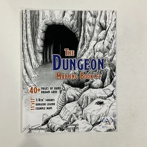 Dungeon Mapping Booklet RPG Crate 2017 11-17 With 1/4" Squares - Imagen 1 de 2