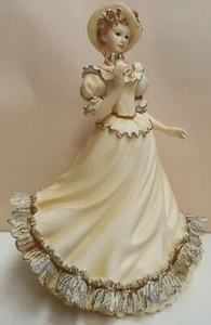 The Leonardo Collection Summer Days Lady Figure c1997 Edwardian Fashion Dress - Picture 1 of 12