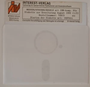 Messen, Steuern, Regeln – Interest Verlag – 14× 5,25" Disketten – Deutsch - Bild 1 von 2