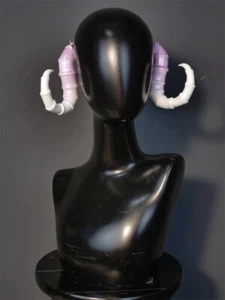 Arknights Eyjafjalla the Hvít Aska Horn Head Corner Head-dress Hairpin Props  - Picture 1 of 10