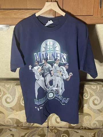 Vintage Seattle Mariners Row. Size XL T Shirt Cover