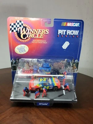 Jeff Gordon Winners Circle NASCAR Pit Row Series Collectible Driver in Car - Image 1 of 4