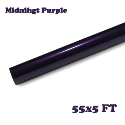 Ultra Gloss PET Liner Metallic Midnight Purple Car Vinyl Wrap Film Air Release Foto 1 de 4
