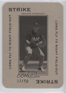 2005 Donruss Throwback Threads Polo Grounds /50 Eric Chavez #PG-68