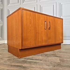Retro Vintage G Plan Fresco Teak Cupboard Cabinet Low Sideboard Mid Century MCM - Picture 1 of 24