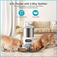 Tuya Smart APP Pet Feeder Cat Dog Food Automatic Dispenser Remote Feeding