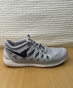 Nike Free 5.0 GS Youth Size 6Y Women’s 7.5 Gray White Running Shoes Sneakers - Picture 1 of 11