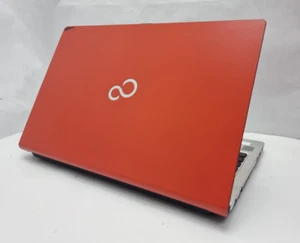 CHEAP RED Fujitsu 13.3" Touchscreen Laptop i5 8Gb RAM 128Gb SSD Win10 Webcam FHD - Picture 1 of 15