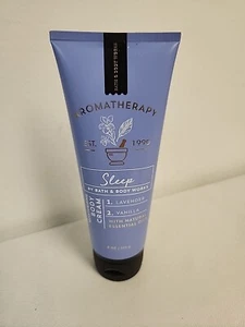 Bath  Body Works Aromatherapy Sleep Lavender Vanilla Body Cream Essential Oils - Picture 1 of 6