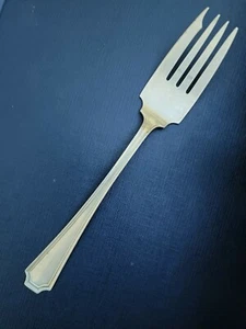 1910 Durgin Sterling Fairfax 7-1/2" Notched Salad Fork 43 g-No Mono's - Picture 1 of 8