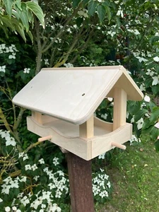 Vogelhaus Futterhaus Vogelfutterhaus Handarbeit zum Selbstbemalen basteln - Bild 1 von 5
