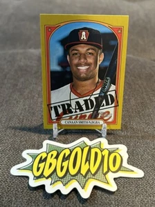 2021 Topps Heritage Minors #200 Canaan Smith-Njigba # /18 Gold - Picture 1 of 3
