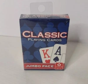 CARTAMUNDI JUMBO FACED PLAYING CARDS  "NEW" Sealed Poker Cards  - Picture 1 of 6