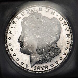 1879-S $1 Morgan Silver Dollar - PQ - Semi Proof Like - ICG MS 64 - SKU-X4574