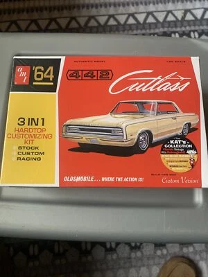 AMT 1/25 1964 Olds Cutlass 442 Hardtop AMT1066 Plastics Car/Truck 1/24-1/25 - Image 1 of 2