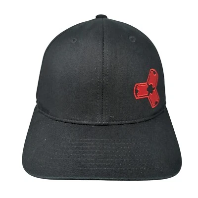 Sombrero ajustado NEMO negro 6 7/8-7 3/8 bordado 6 paneles Pacific Headwear Foto 1 de 4