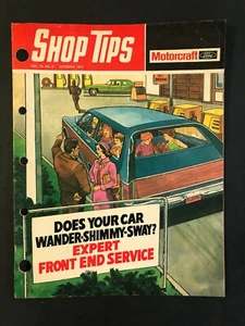 Ford Motorcraft Shop Tips Vol 15 No 9 October 1977 - Imagen 1 de 2