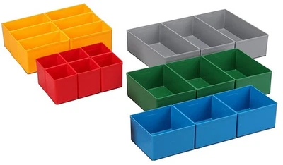 10 Einsatzboxen Allit EuroPlus Insert 45/1 45/2 45/3 45/4 45/5 Industrienorm - Bild 1 von 2